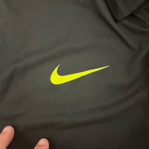 New! Nike DriFit x Atlanta Hawks Black Coach Golf Performance Polo Shirt~ M - Picture 4 of 5